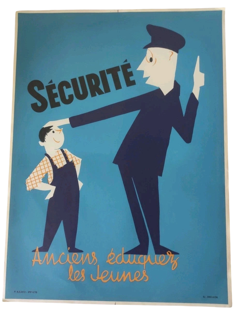 Affiche vintage Sécurité