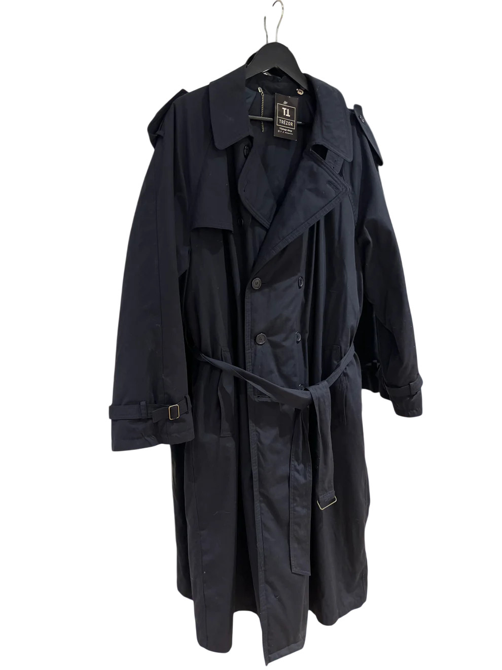 Trench doublé en bleu marine taille M