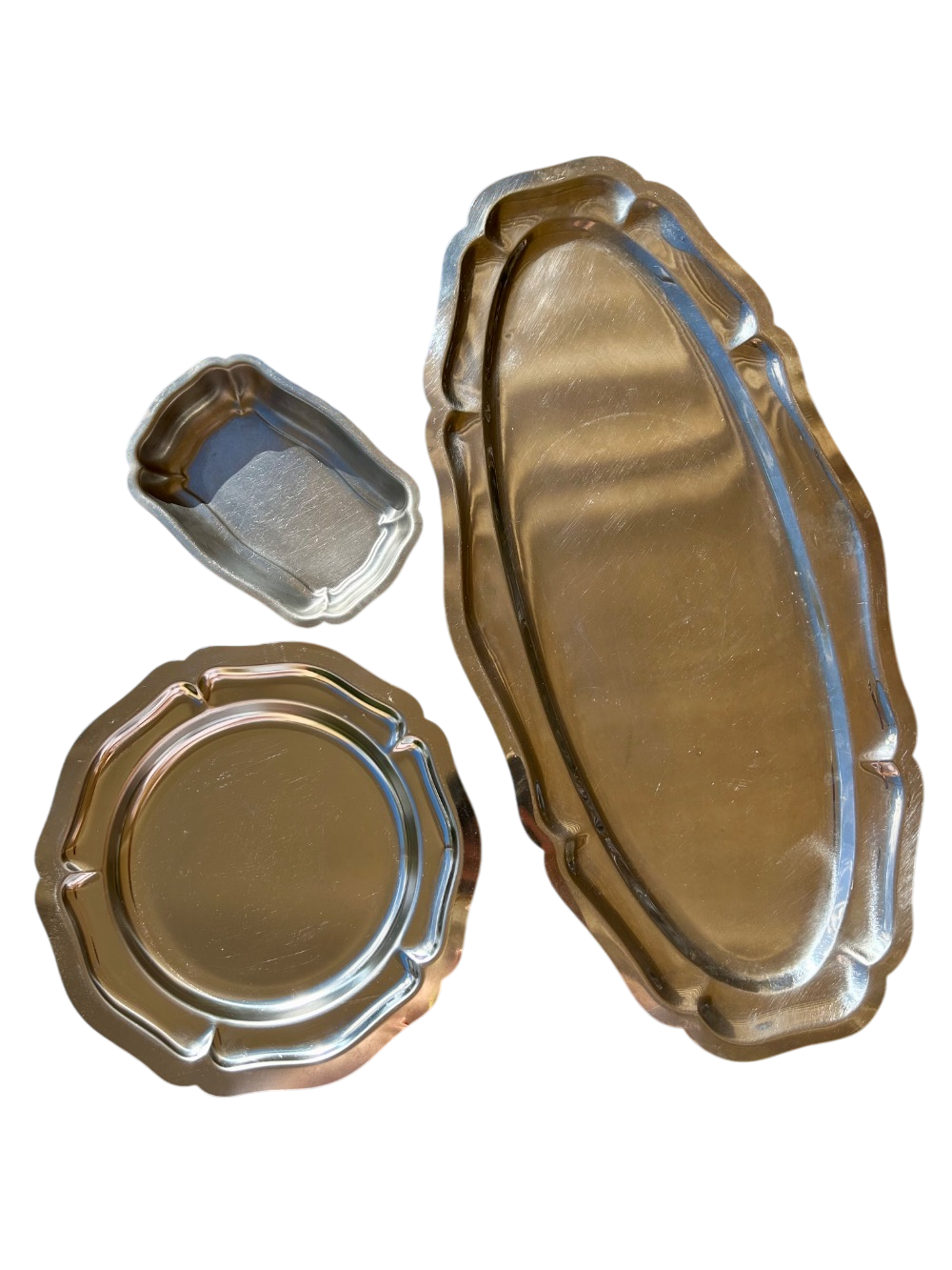 Set de plats en inox