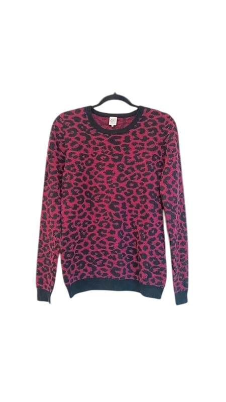 Pull bordeaux motif léopard Karl Marc John 38
