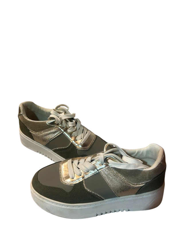 Chaussures décontractées vert olive, pointure 38