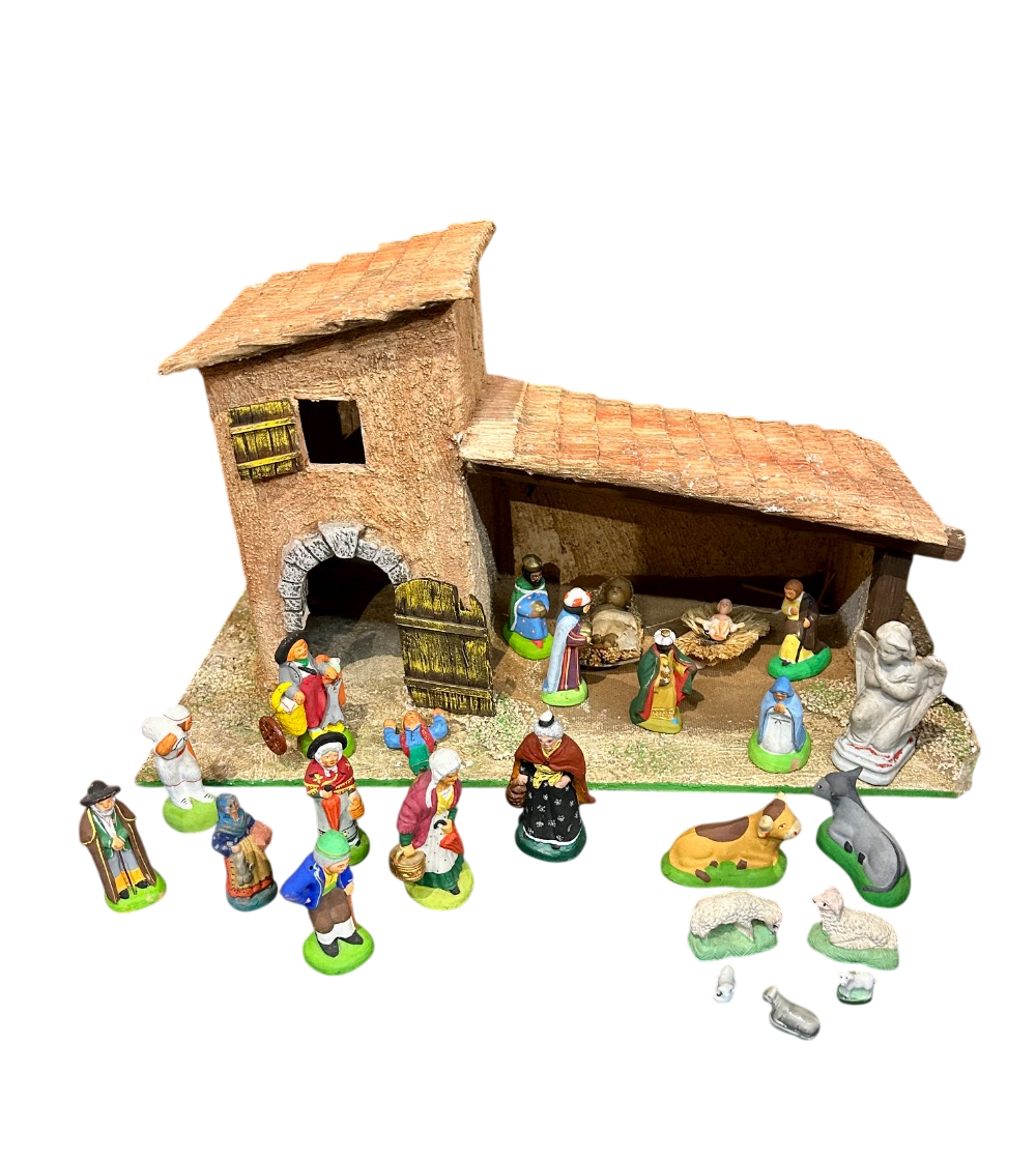 Crèche de Noël et Santons