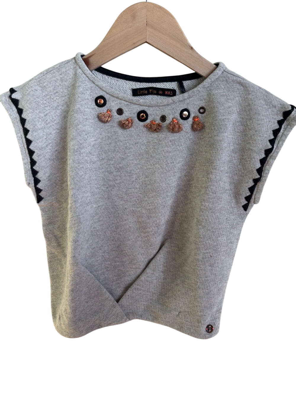 T-shirt gris Little Miss IKKS