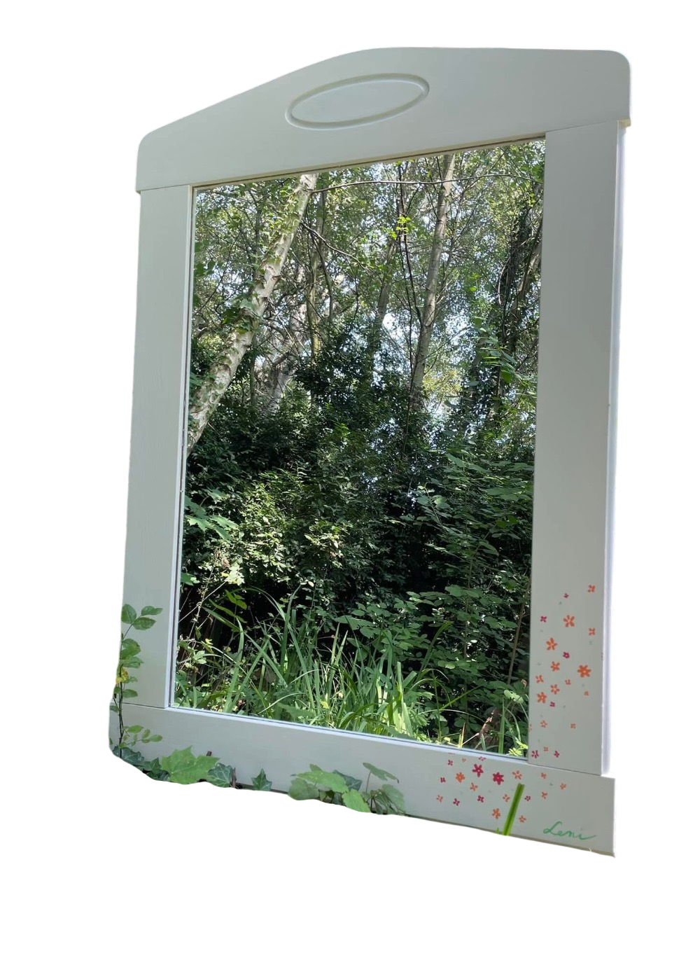 Miroir décoratif en bois