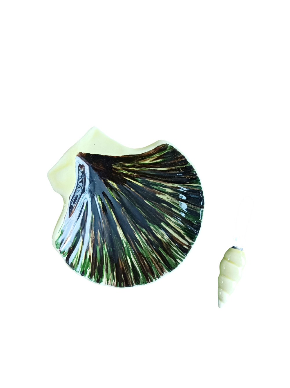 Beurrier coquillage St-Clement et son couteau