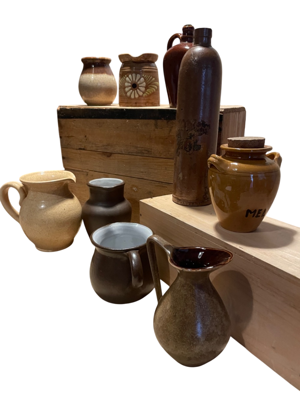 Ensemble de céramiques anciennes