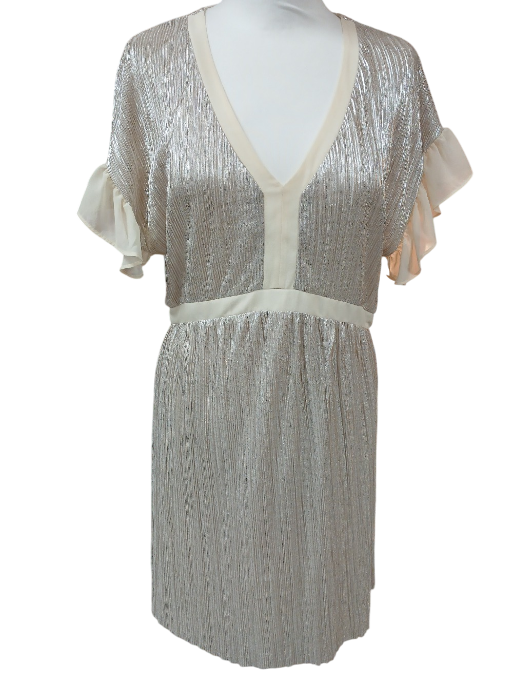 Robe argenté Naf Naf, taille 40