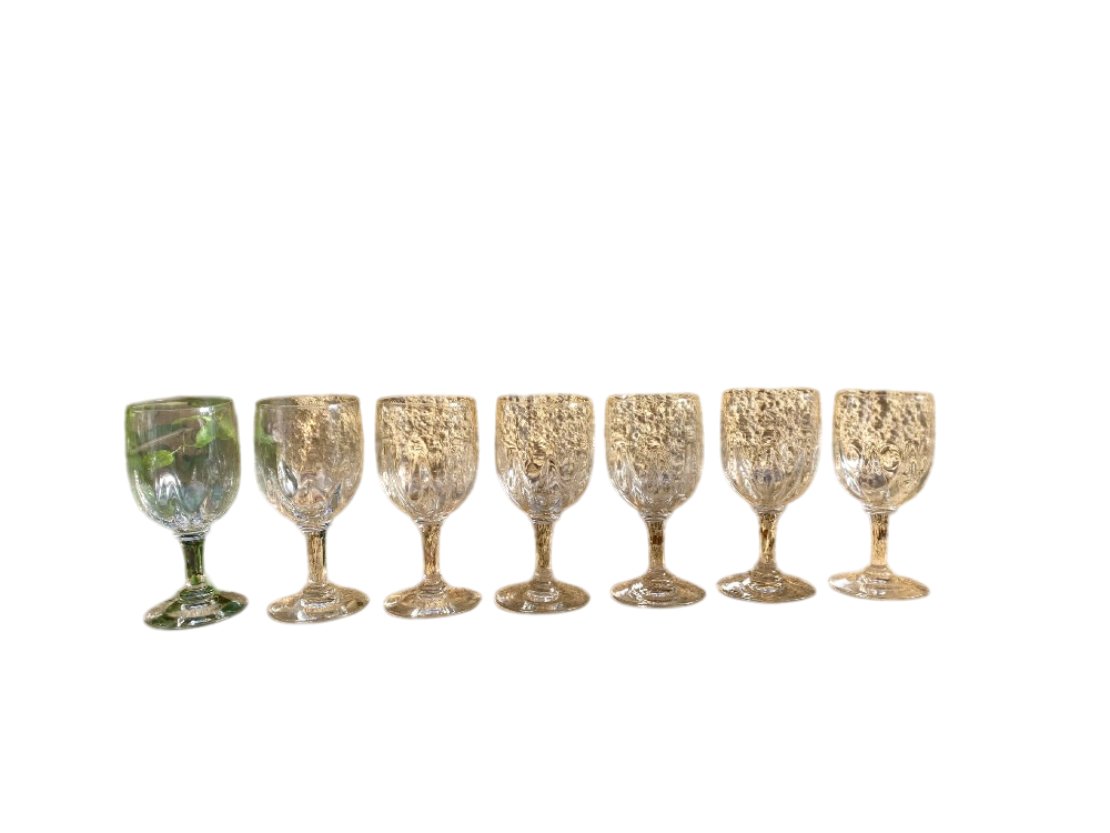 Lot de verres en verre