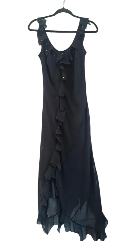 Robe longue noire Mexx Strass XS