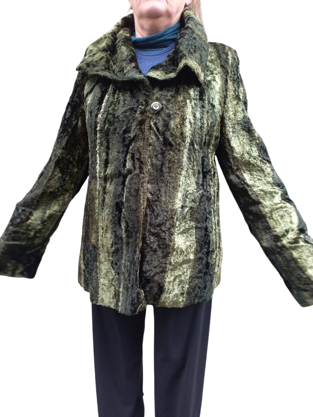 Veste vintage verte 42