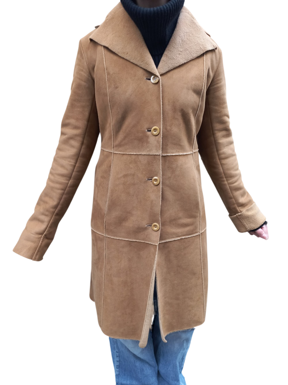 Manteau camel Zara 38