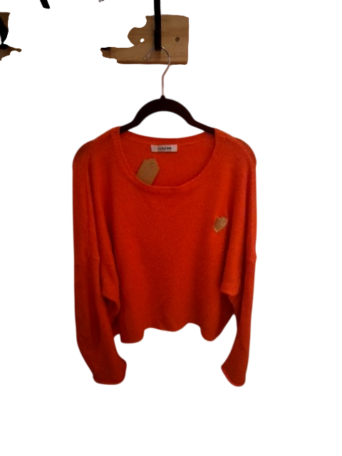 Pull **Jubylee** orange taille 44