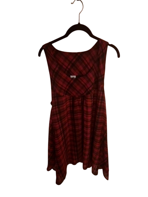 Robe rouge à carreaux Jacqueline Riu taille L