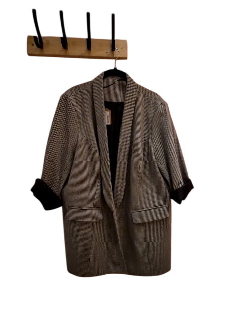 Veste à motifs carreaux