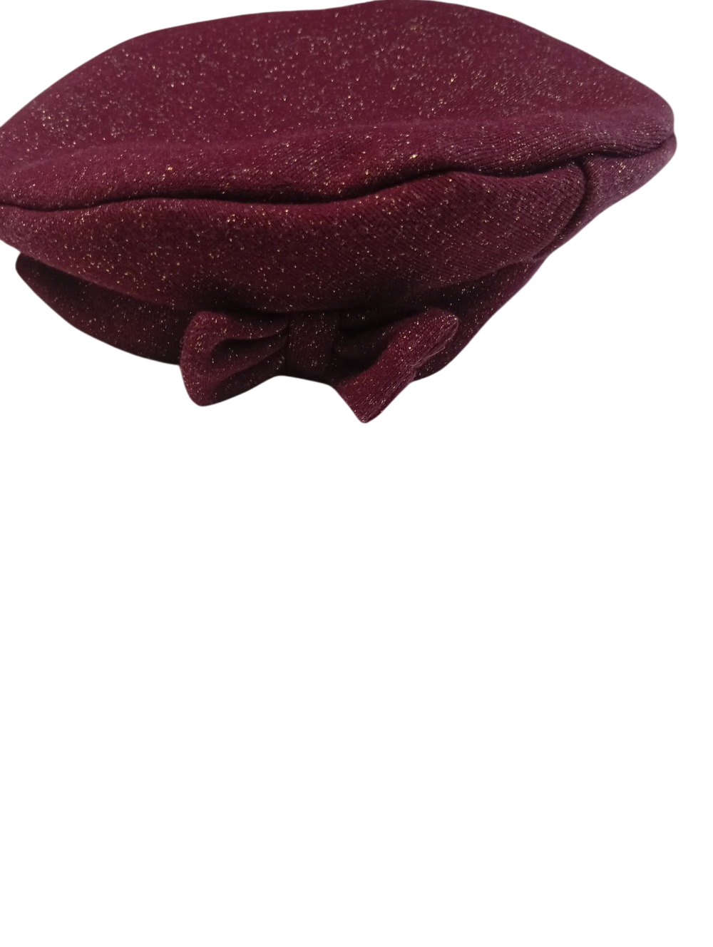 Beret Bordeaux scintillant