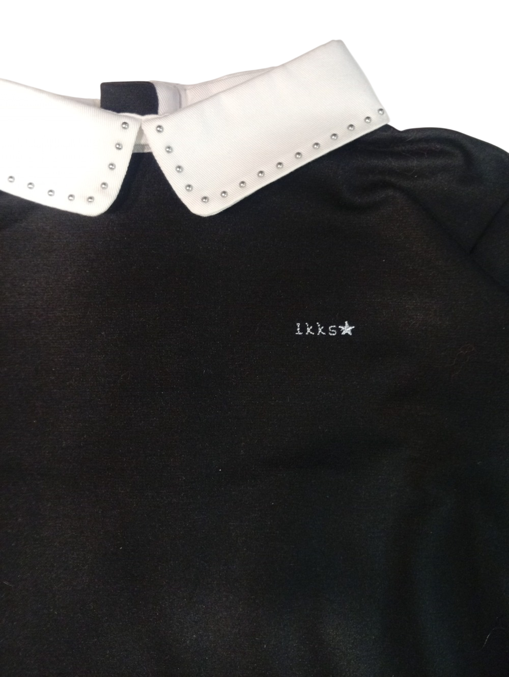 Robe IKKS noire avec col blanc