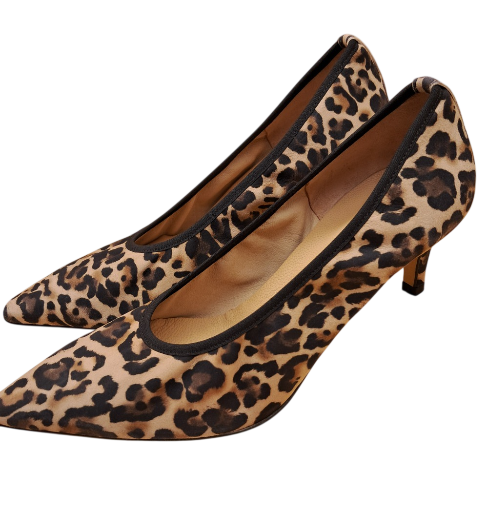 Chaussures à talons Perlato léopard, pointure 38