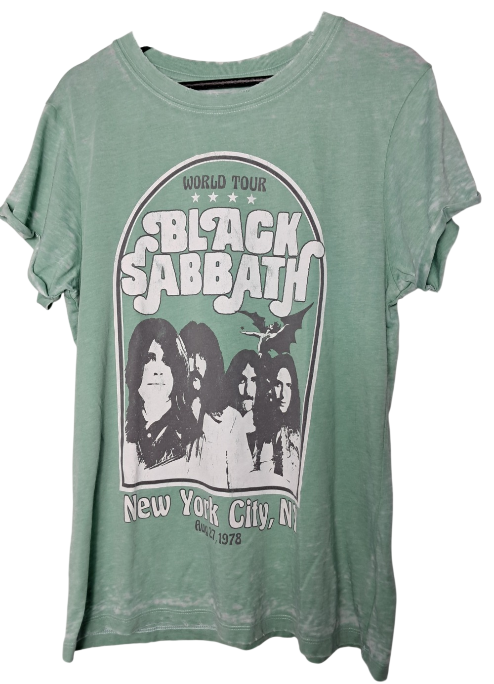 T-shirt Black Sabbath vert taille M
