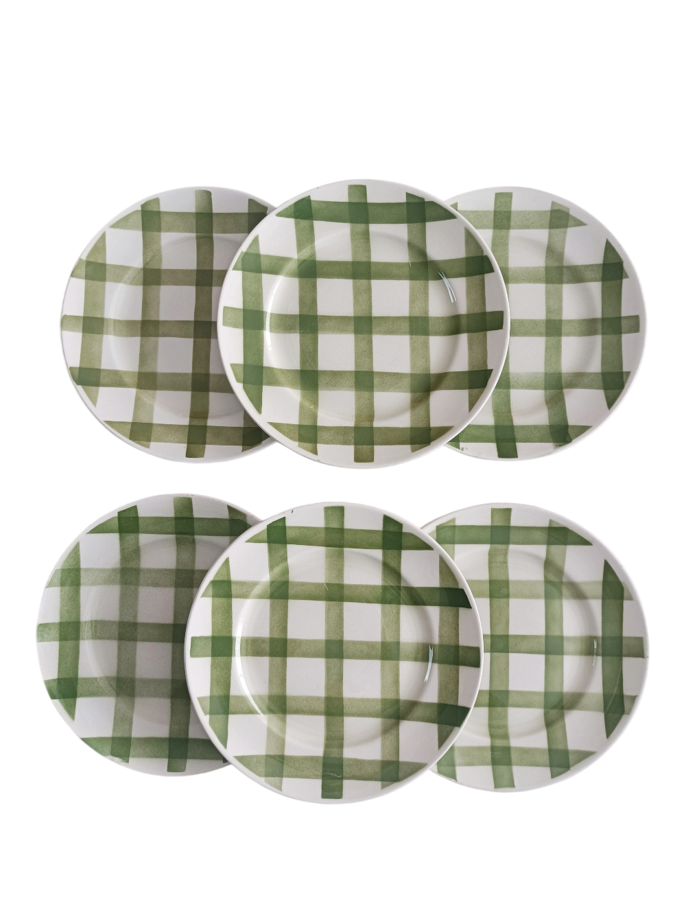 Lot de 6 assiettes à dessert Moulin des loups, Nappe